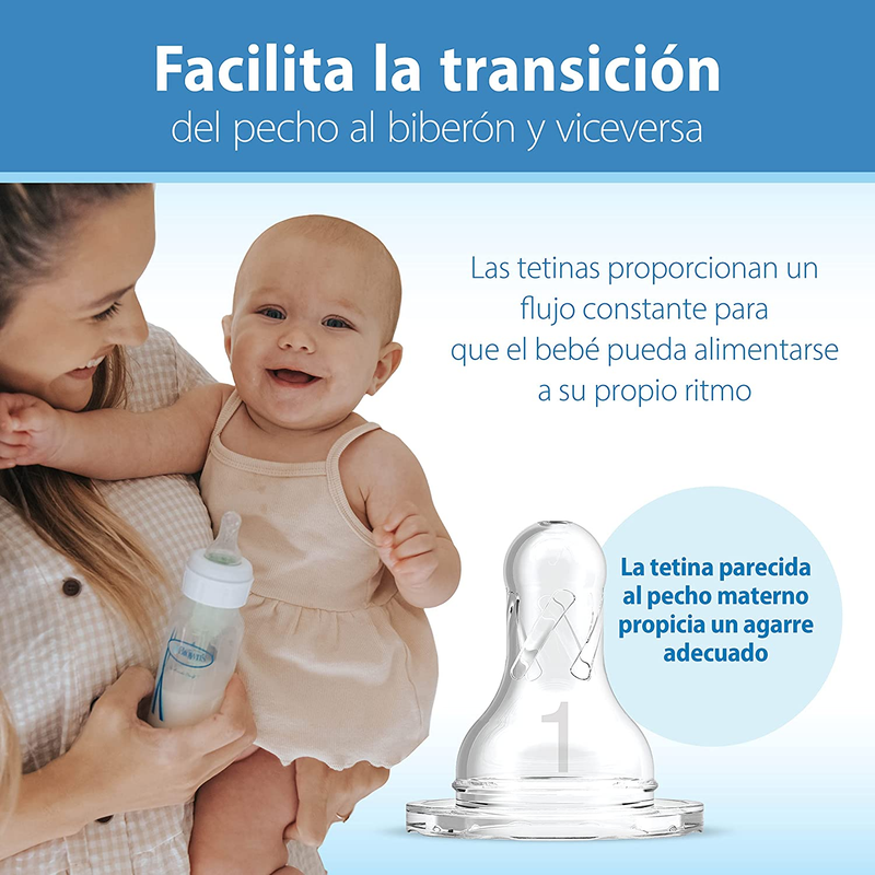 Dr. Brown'S Natural Flow Anti-Colic Options+ Narrow Glass Baby Bottle 8 Oz/250