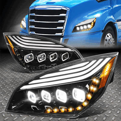 [Последовательный сигнал] Для 18-24 фар проектора Freightliner Cascadia LED DRL