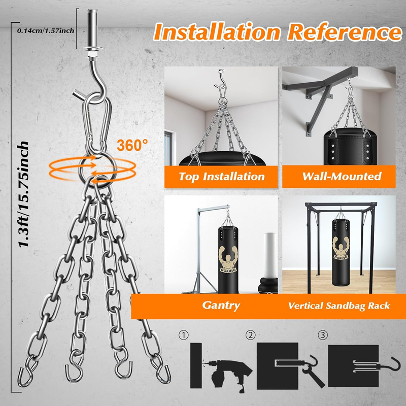 Saco Bolsa De Boxeo Kit Para Adultos y Niños Guantes Punching Bag 6 in 1 Nuevo