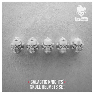 Galactic Knights Skull Helmets Chaos Space Marines Chaplain Apothecary KF Studio