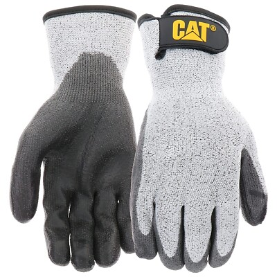 Cat Level 3 Cut Resistant Work Gloves Polyurethane Coated X-Large ~ NWT's
