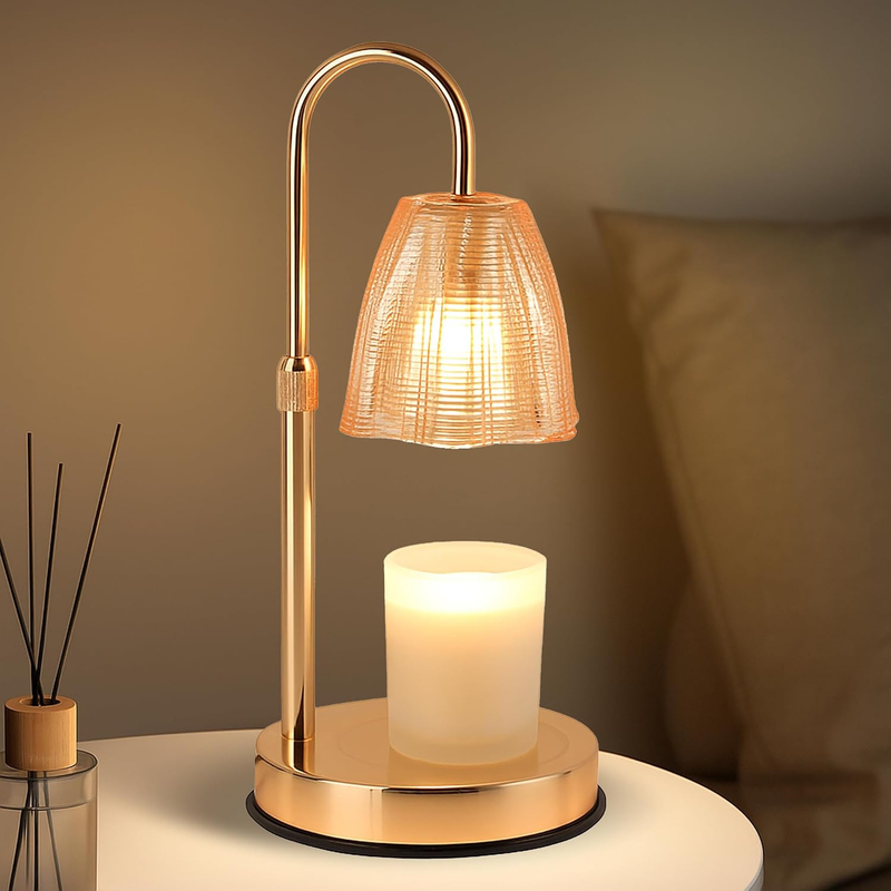 Candle Warmer Lamp with Timer & Dimmer, Dimmable Candle Lamp for All Scented Can