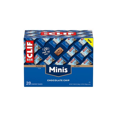Clif Mini Energy Bars  Chocolate Chip 1.0 oz.  20/Box (CCC37654)