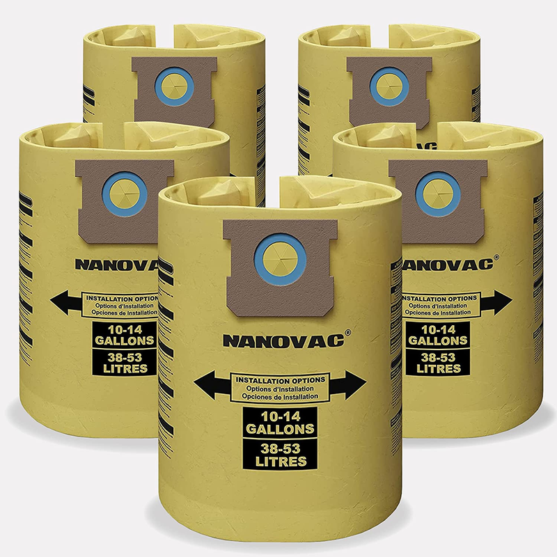 Fits Shop Vac Bags 10-14 Gallon Type F - 9066233 9066200 90662 Double-Layer Type