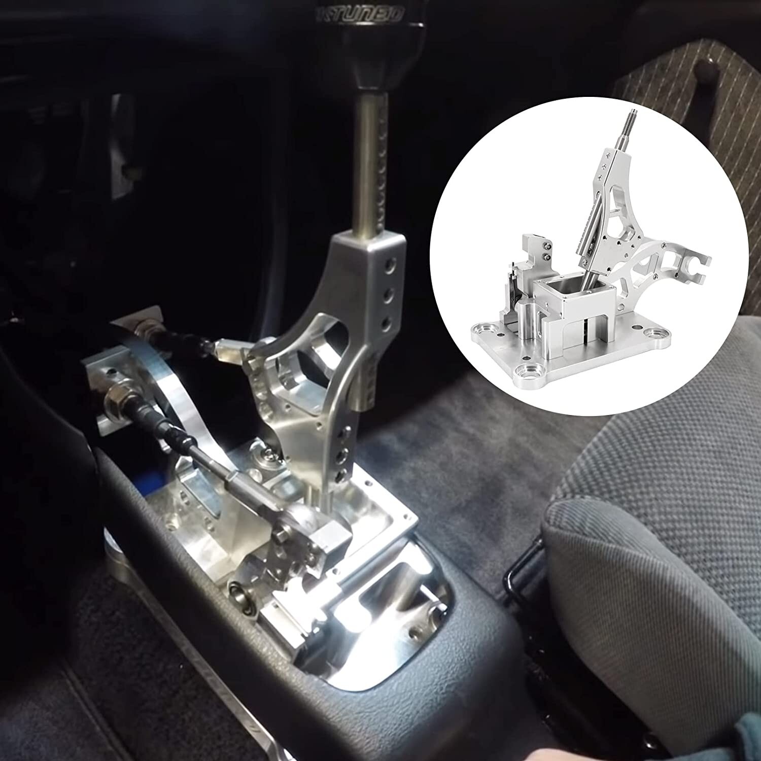 Billet Racing Shifter Box Set Aluminum for RSX Type S 2002-2006 Civic 2001-2005