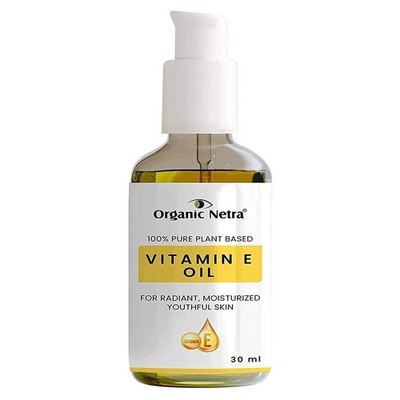 Organic Netra Vitamin E Oil For Skin And Hair 30ml