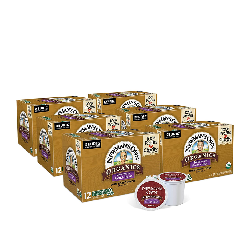 Newman'S Own Organics French Roast, Single-Serve Keurig K-Cu