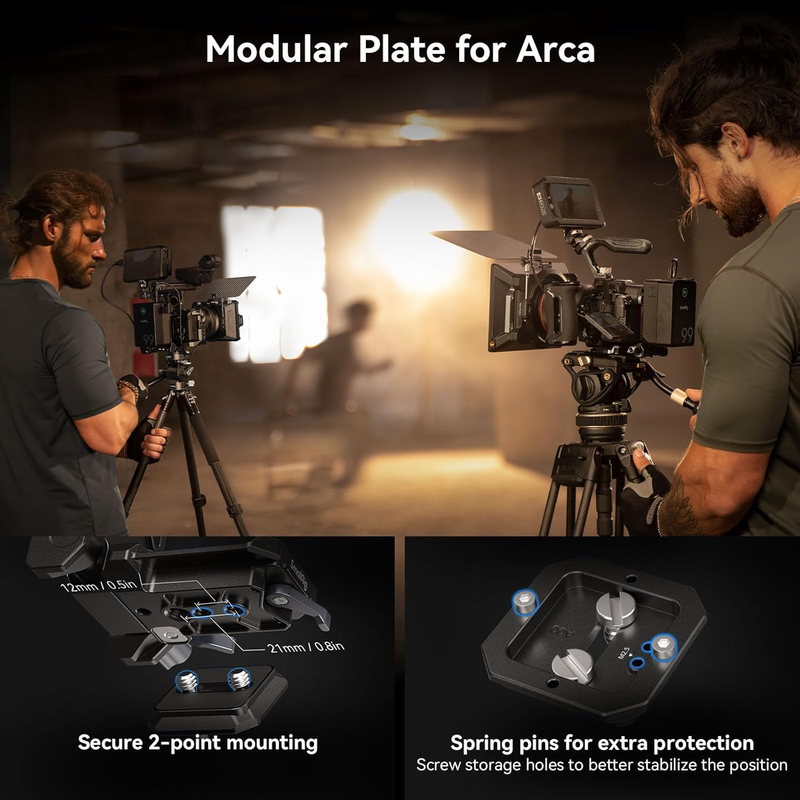 Foldable V Mount Battery Plate for Sony FX3 / A7 IV / A7S III, for Canon R5 / R6