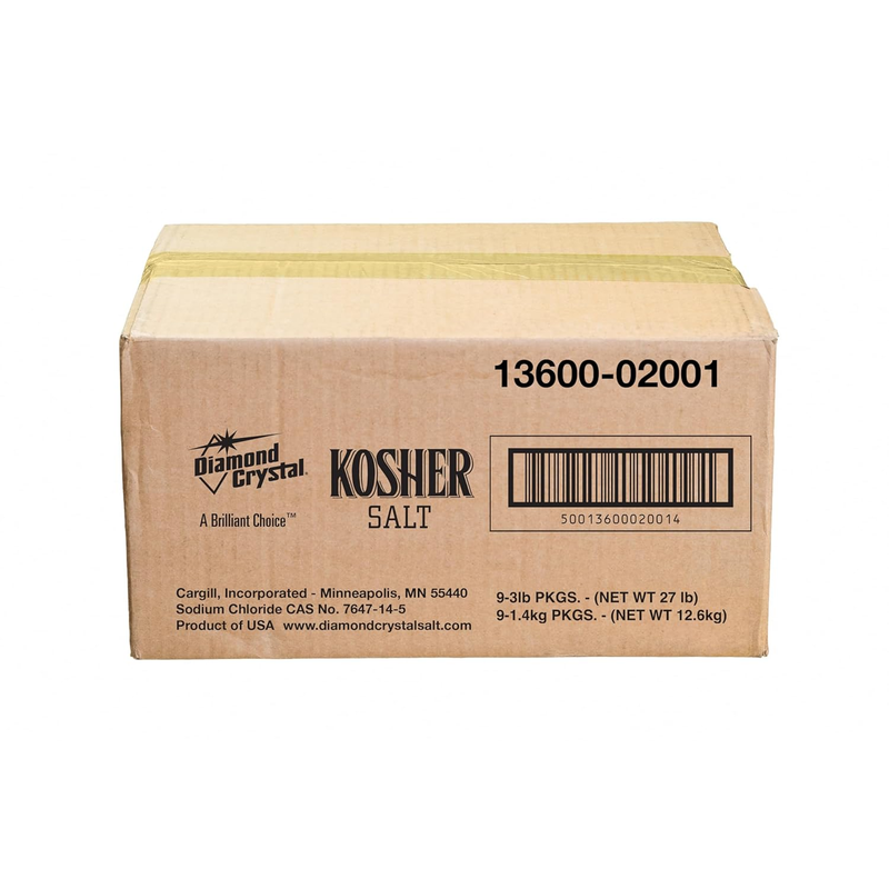 Diamond Crystal Kosher Salt  Full Flavor, No Additives - Pure ...