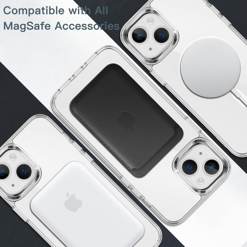 Magnetic Case for iPhone 14 6.1-Inch Compatible with MagSafe Wireless Charging,