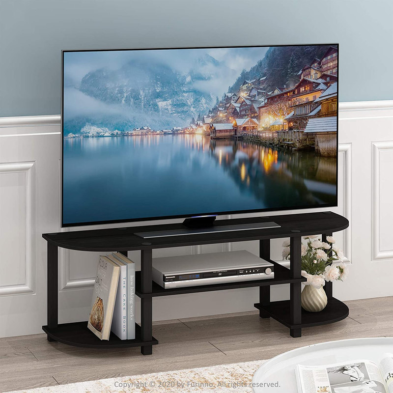 S For Flat Screens 55 Inch Wood Turn-s-tube Wide, Espresso C