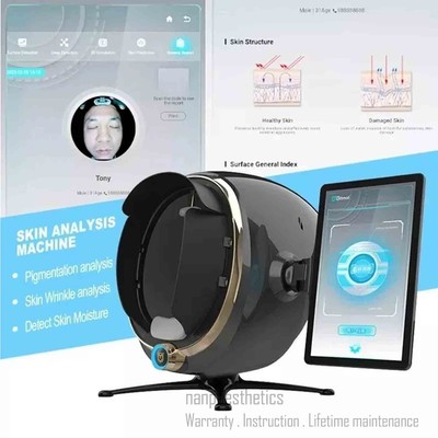 3D Digital Skin Analyzer Scanner Auto Analysis Machine Facial Skin Diagnostic