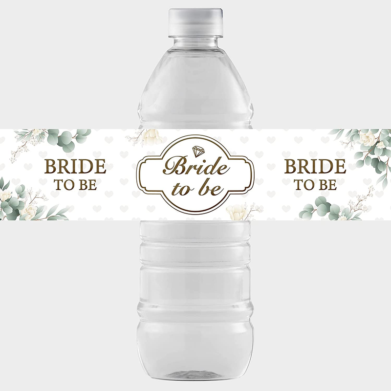 Bride to Be Water Bottle Stickers, Bachelorette Party Bottle Labels Decor, Brida