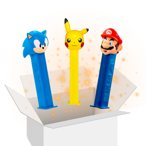 PEZ Candy Dispenser Retro Gaming Collection Gift Box Set