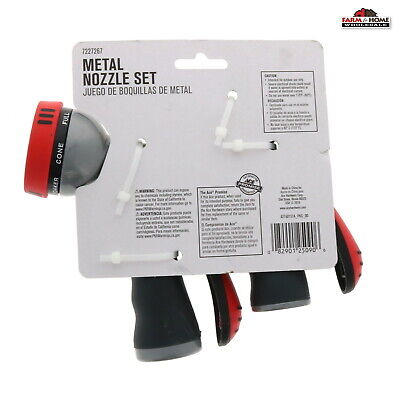 Hose Nozzle Gun Adjustable Multi-Pattern Garden Sprayer Water ~ New