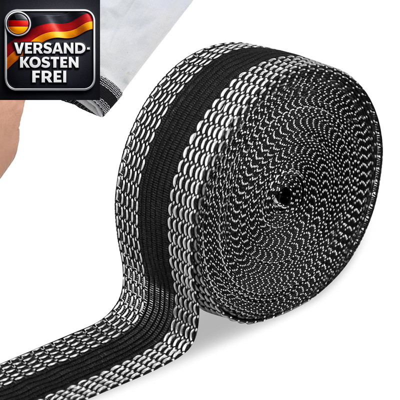 Bügelband Saumfix für Hosen und Vorhänge 10m schwarz selbstklebend