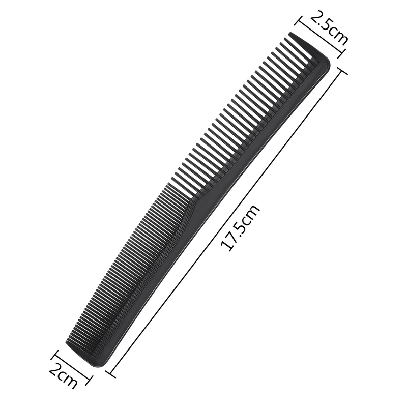 Hestya 36 Pack Hair Comb Bulk 7 Inch Carbon Fiber Cutting Comb All Purpose Combs