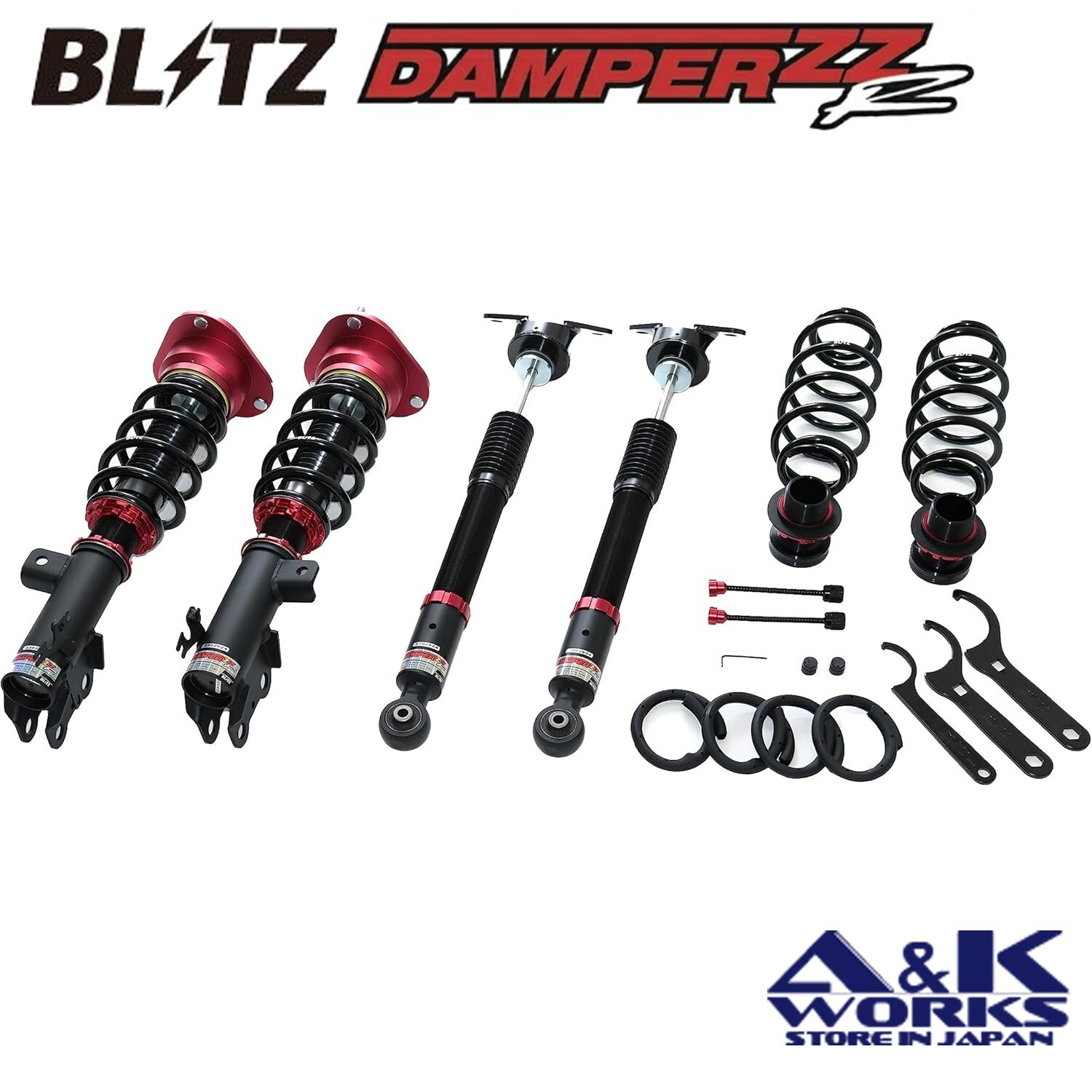 BLITZ 92583 Full-length adjustable coilover kit for TOYOTA