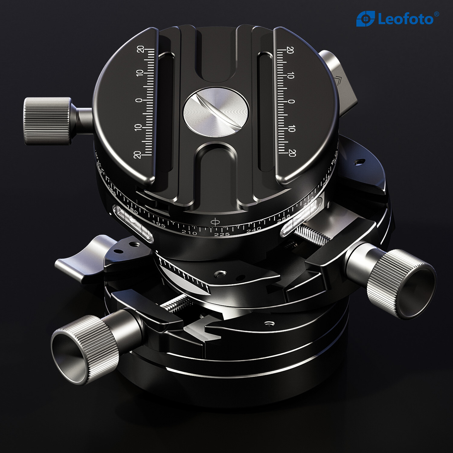 Leofoto G20 3D Geared Head with QR Plate Tripod Head for Camera