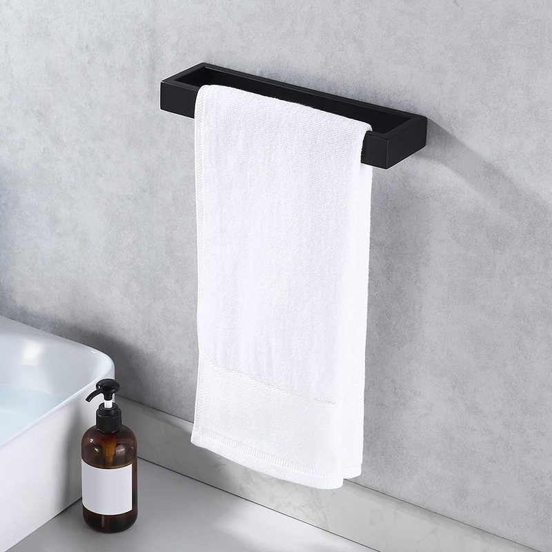 Holder Black Towel Ring 10 Inch Towel Holder Matte Black Mod