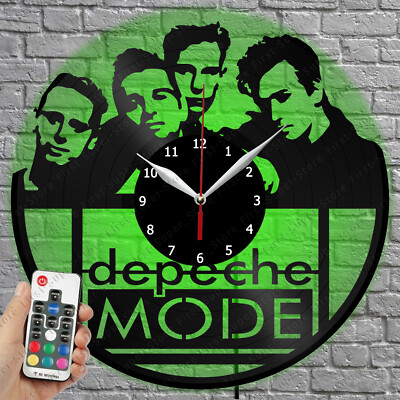 LED Clock Depeche Mode Vinyl Record Wall Clock Led Light Wall Clock 2628