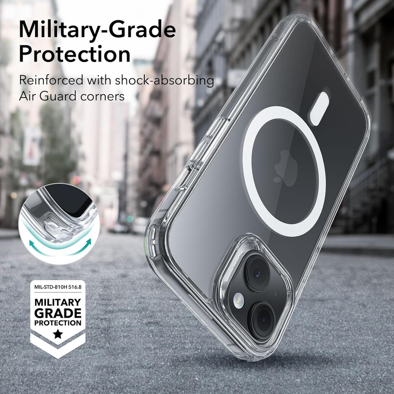 for iPhone 15 Case Compatible with MagSafe, Strong Magnetic Anti-Scratch Shockpr