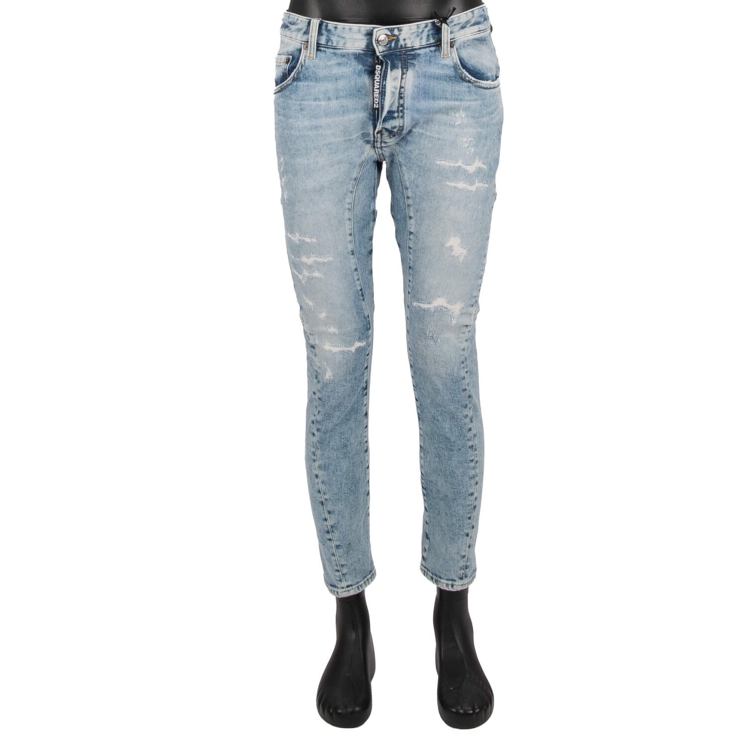 DSQUARED2 Distressed TIDY BIKER JEAN 1964 Logo Jeans Pants DSQUARED2 Distressed TIDY BIKER JEAN 1964 Logo Jeans Pants