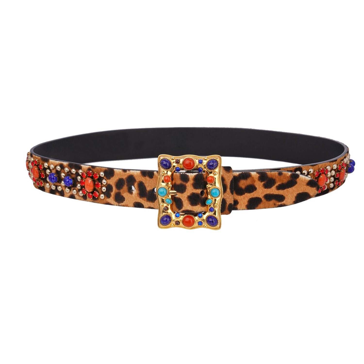 DOLCE&GABBANA★素敵！crystal and suede belt Dolce & Gabbana Crystal-Embellished And Suede Belt