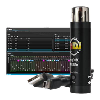 AMERICAN DJ myDMX Buddy USB Computer Software LED DMX Light