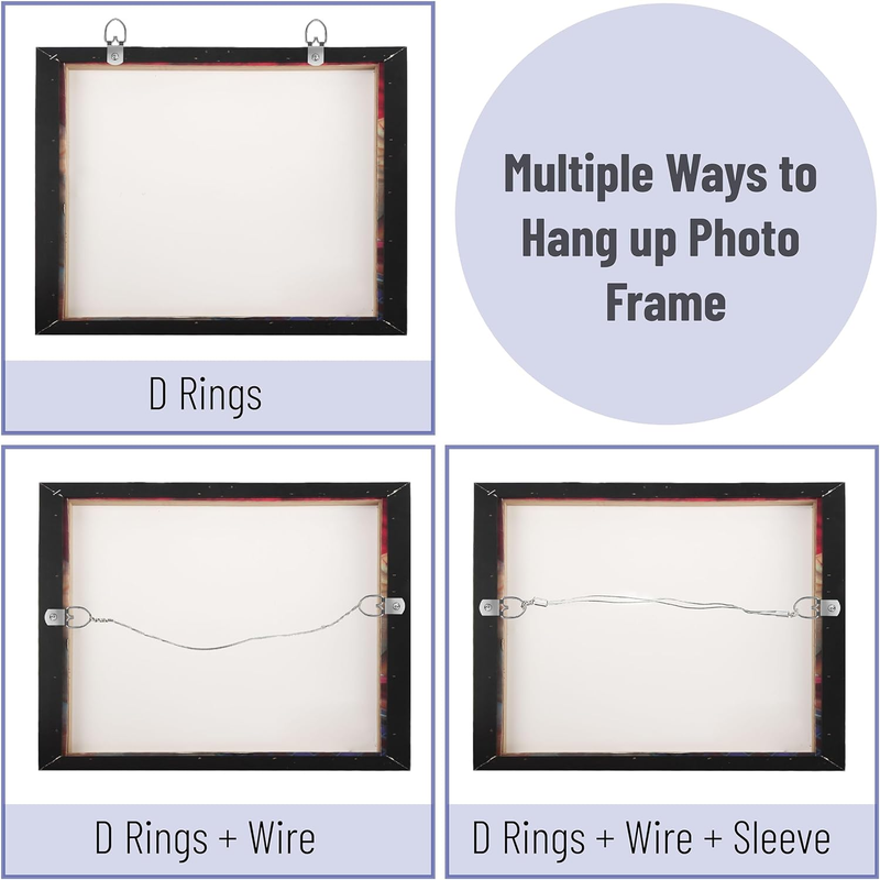 Picture Hanging Wire Kit, 100 Ft, D Rings, Heavy Duty for Frame & Art Hanging