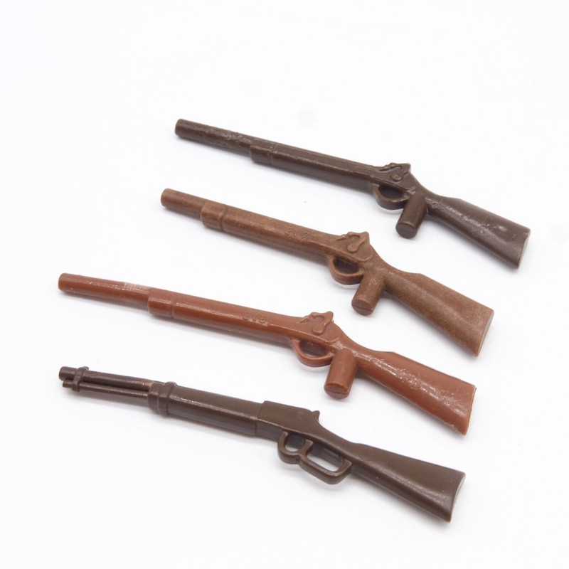 38252 Playmobil Lot De 4 Fusils AbimÃ©S