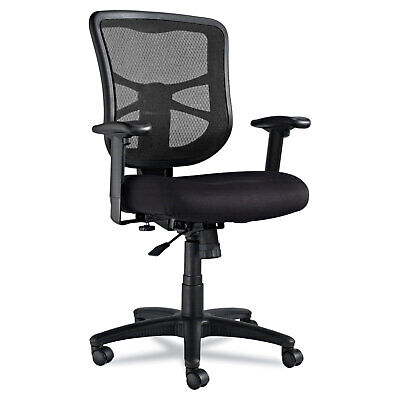 Alera Elusion Series Mesh Mid-Back Swivel/Tilt Chair Black EL42BME10B