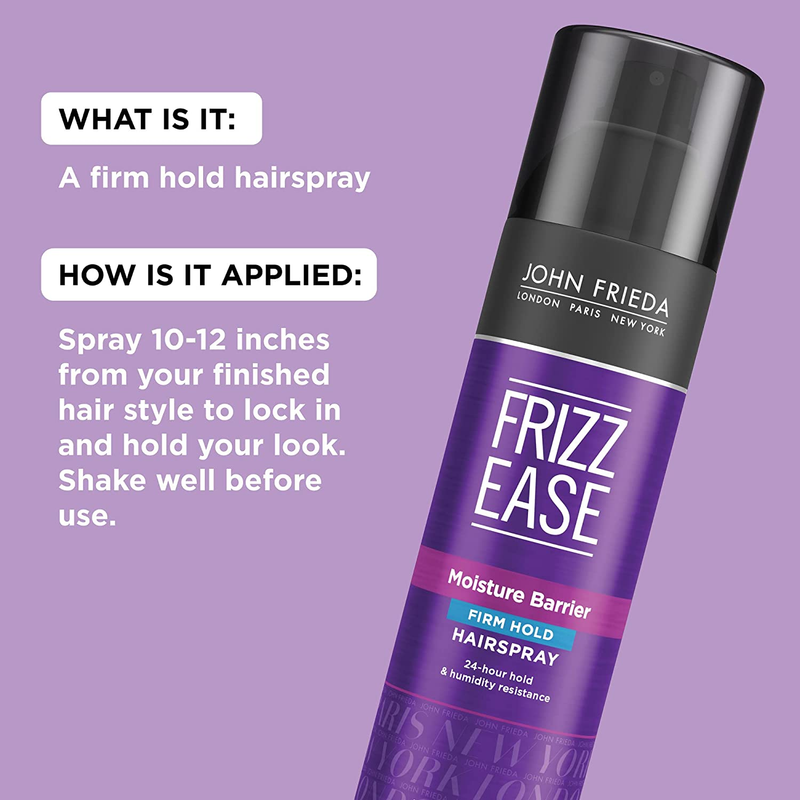 John Frieda Frizz Ease Firm Hold Hairspray, 12 Ounce, Anti F