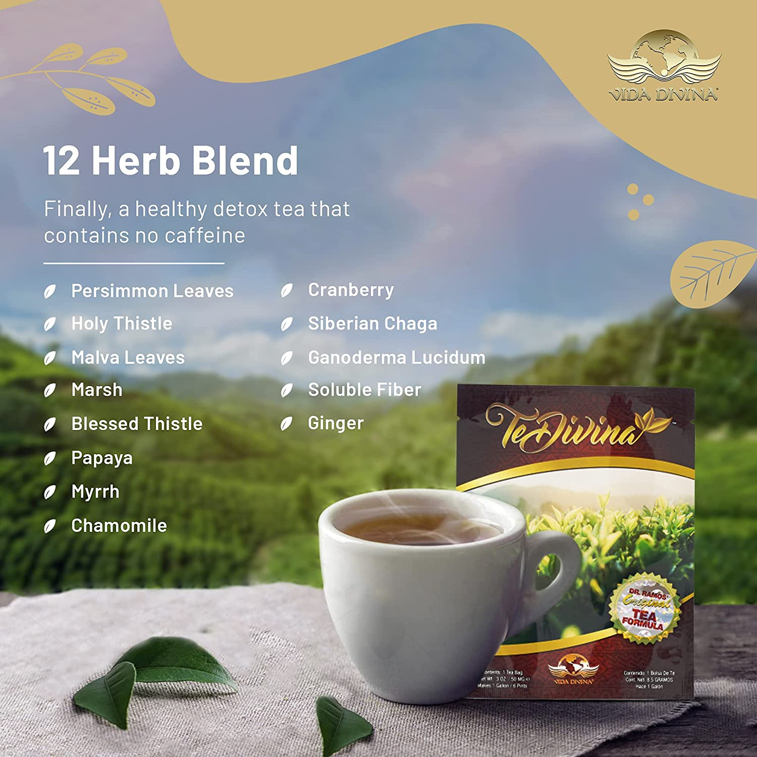 LIFE  Capsules+Detox Tea Organic Healthy Cleansing Formula 1 Weeks Supply