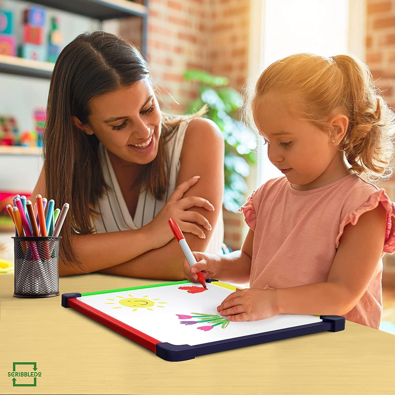 Magnetic Dry Erase Board for Kids Whiteboard 9&rdquo;X12&rdquo; Includes White Board for Kid