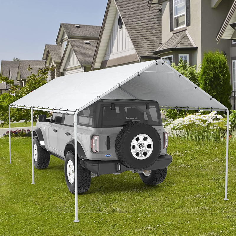 10 X 20 Ft Carport Replacement Canopy Cover Garage Top Tent Shelter Tarp