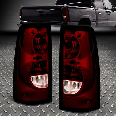 ДЛЯ ПАРЫ 03-07 SILVERADO ДЫМОВАЯ ЛИНЗА ЗАДНЕГО ФОНАРЯ СТОП-СИГНАЛА С ЖГУТОМ ПРОВОДОВ