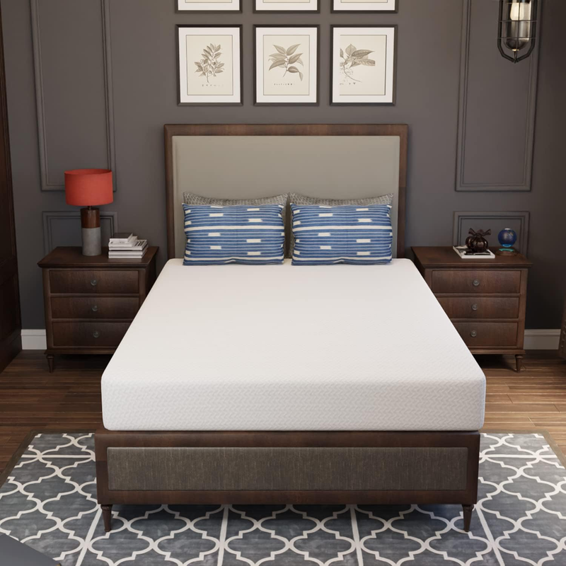 8 Inch Memory Foam Mattress Cooling Gel Green Tea Infused Mattress,Certipur-Us C
