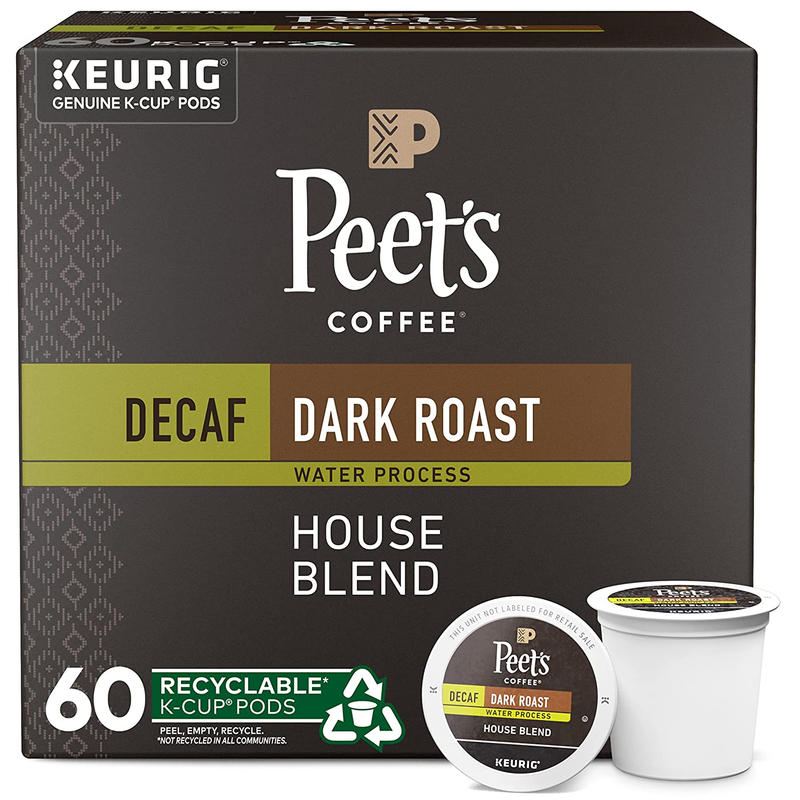 Peet'S Coffee, Dark Roast Decaffeinated Coffee K-Cup Pods for Keurig Brewers - D