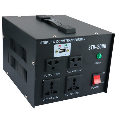 For Industrial 2000W Step Up/Down Power Voltage Converter Heavy Duty Transformer