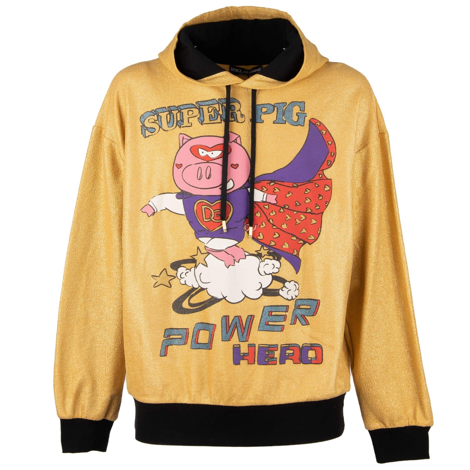 

Dolce - Gabbana Runway Super Power Hero Свитер с капюшоном и пуловером 09198, Золотой