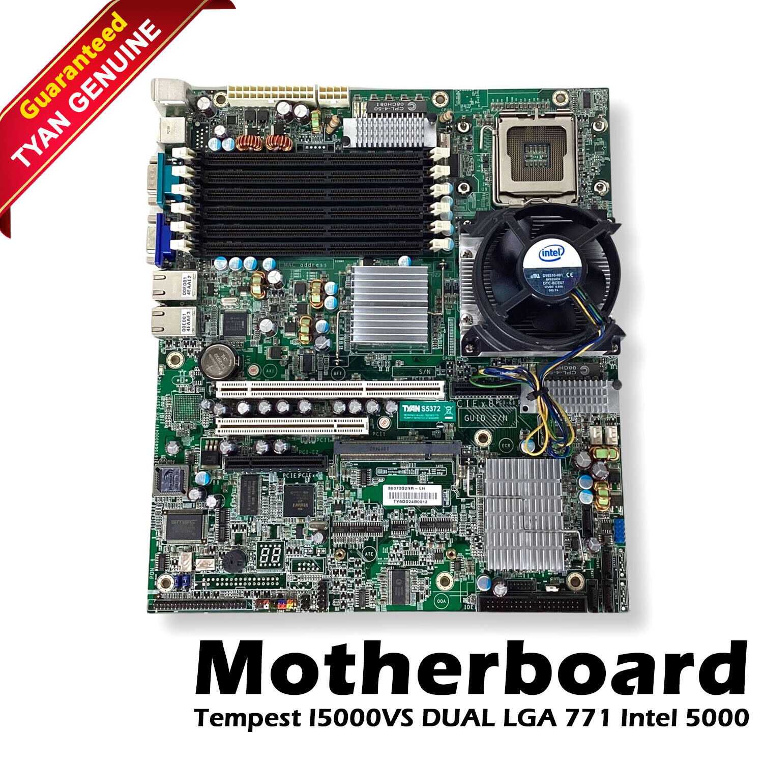 Tyan Tempest i5000VS Dual Xeon LGA771 Server Motherboard Tyan Tempest i5000VS Dual Xeon LGA771 Server Motherboard