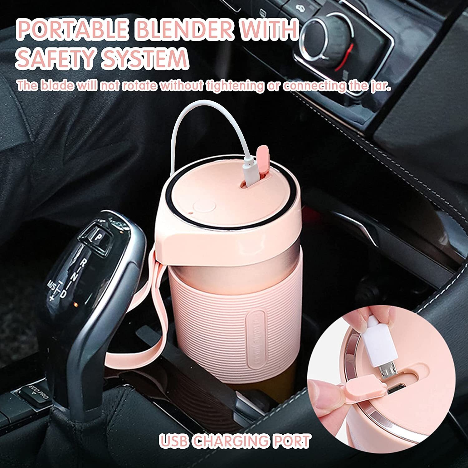 Portable Juice BPA-Free Smoothie Blending Handheld Blender Juicer Cup for Travel
