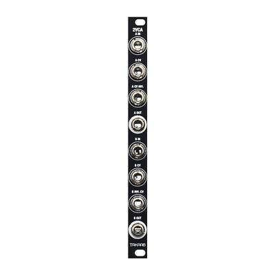 TAKAAB 2VCA v2 - Dual Voltage Controlled Amplifier Eurorack Synthesizer Module