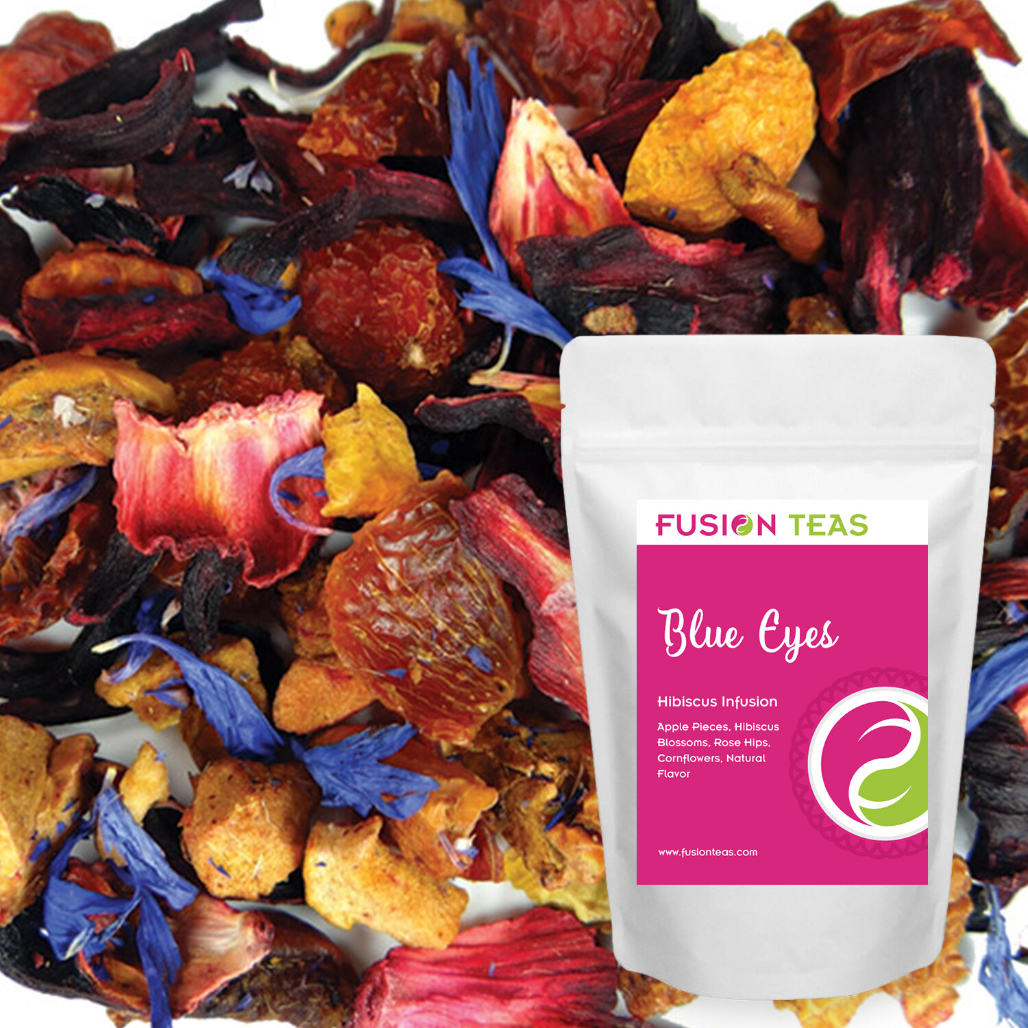 (blueberry) Herbal Loose Leaf Tisane - Fusion Teas