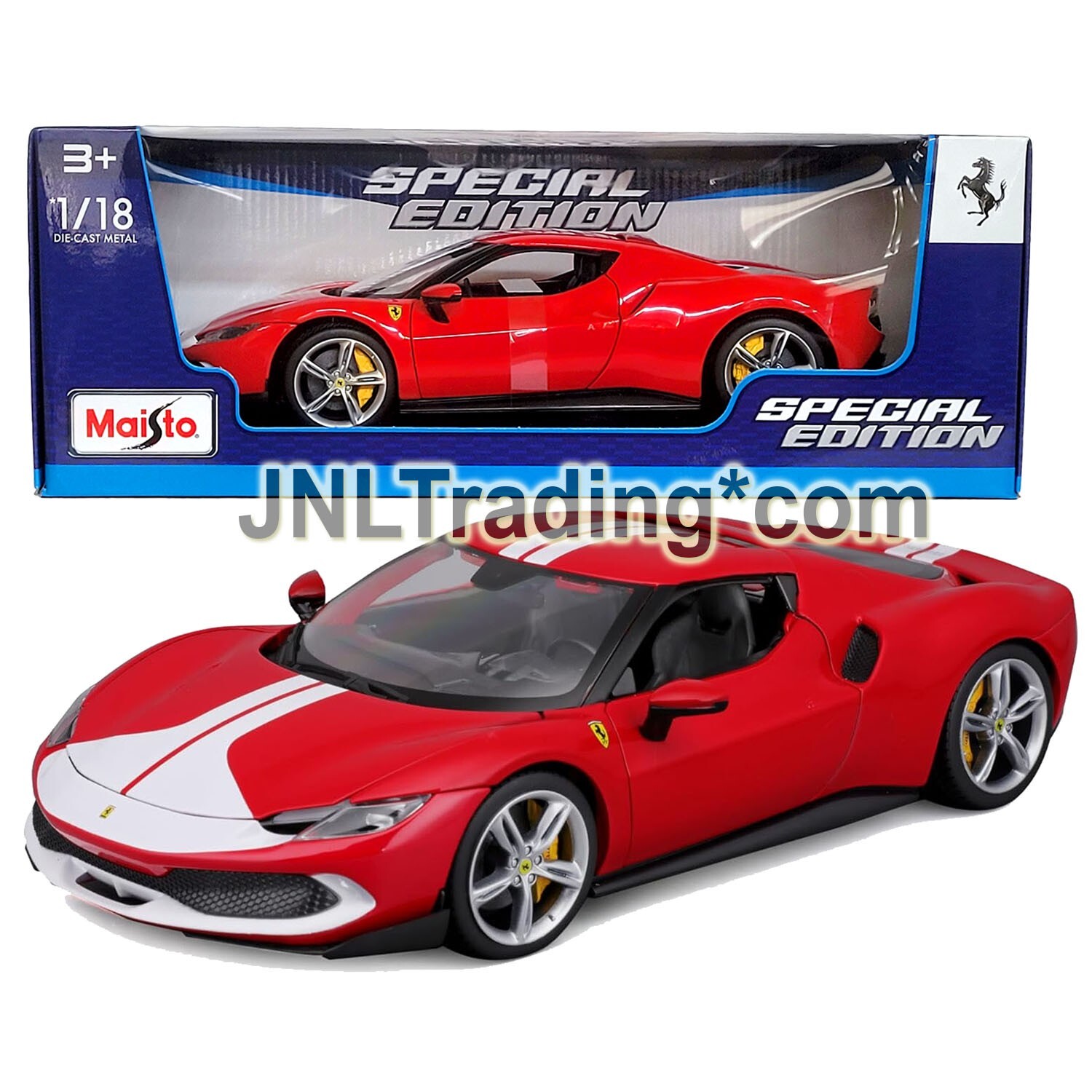 1/18 マイストMaisto Ferrari 296 GTB Amazon.com: Maisto 1:18 Race & Play Ferrari 296 GTB Assetto