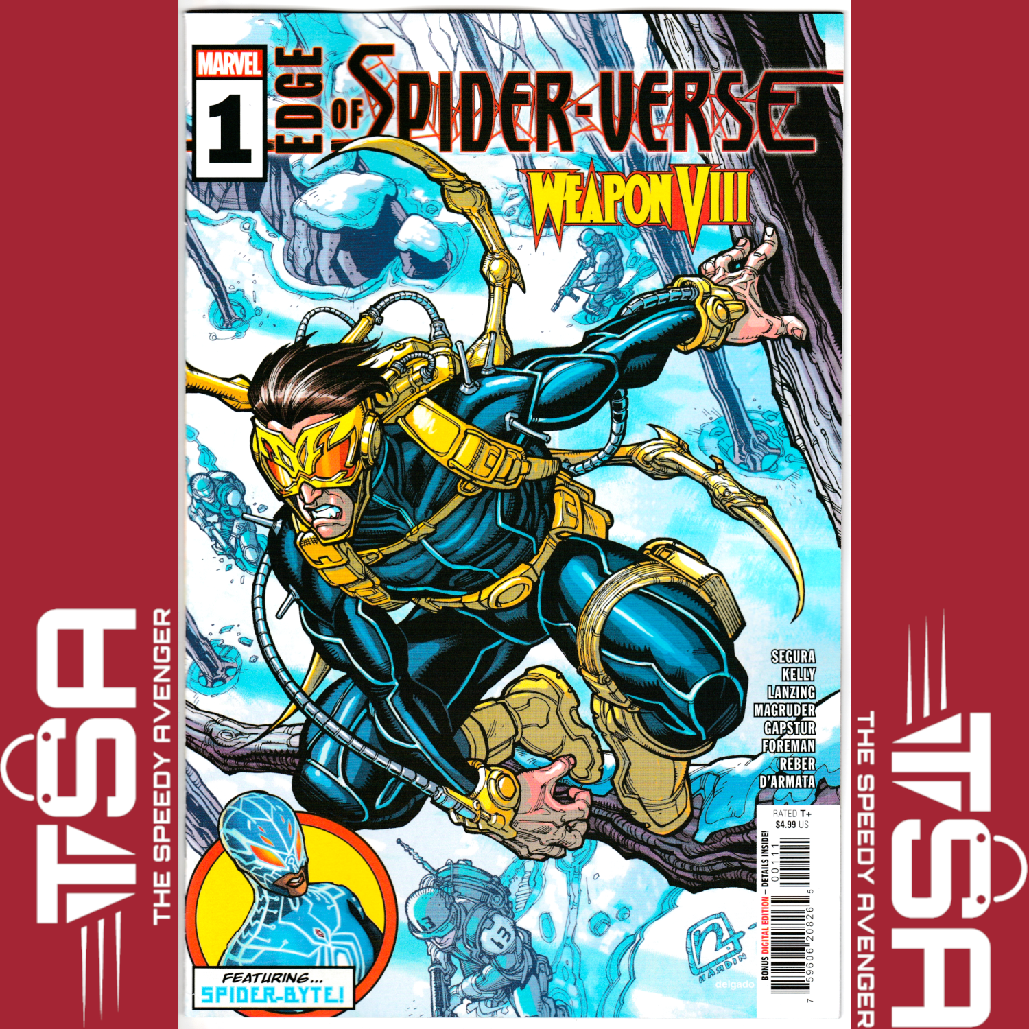 EDGE OF SPIDER-VERSE #1 (Vol 4) 2024 Chad Hardin Regular Cover A WEAPON VIII KEY