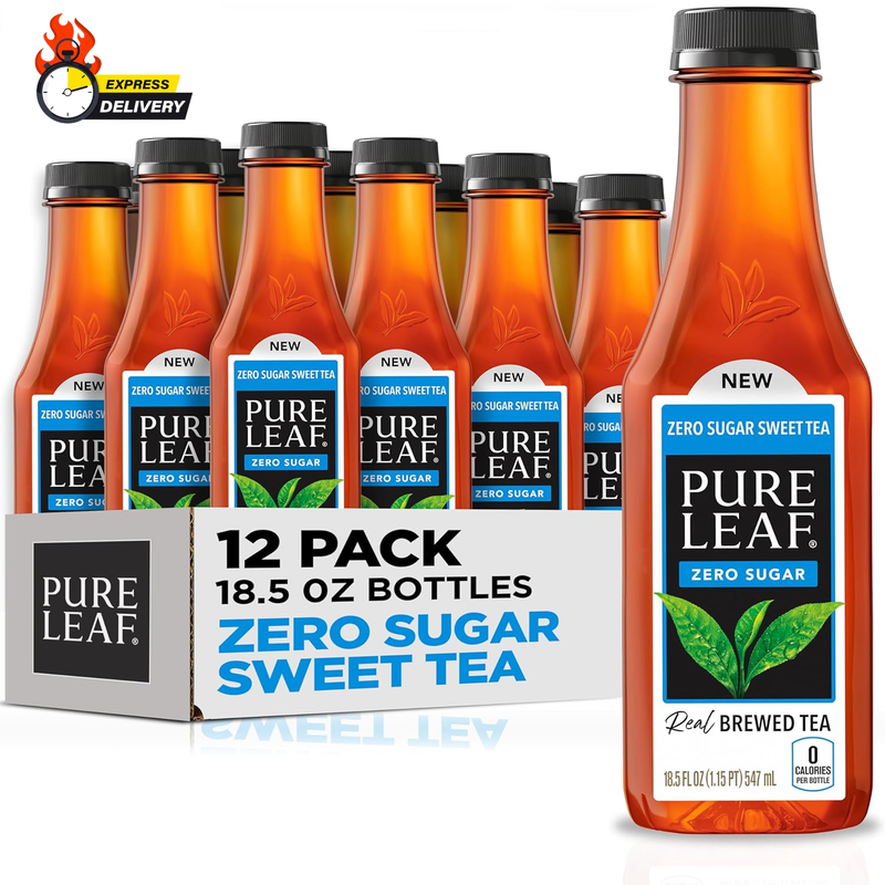 Zero Sugar Real Brewed Iced Tea, Sweet Tea, 18.5 Fl Oz Bottl