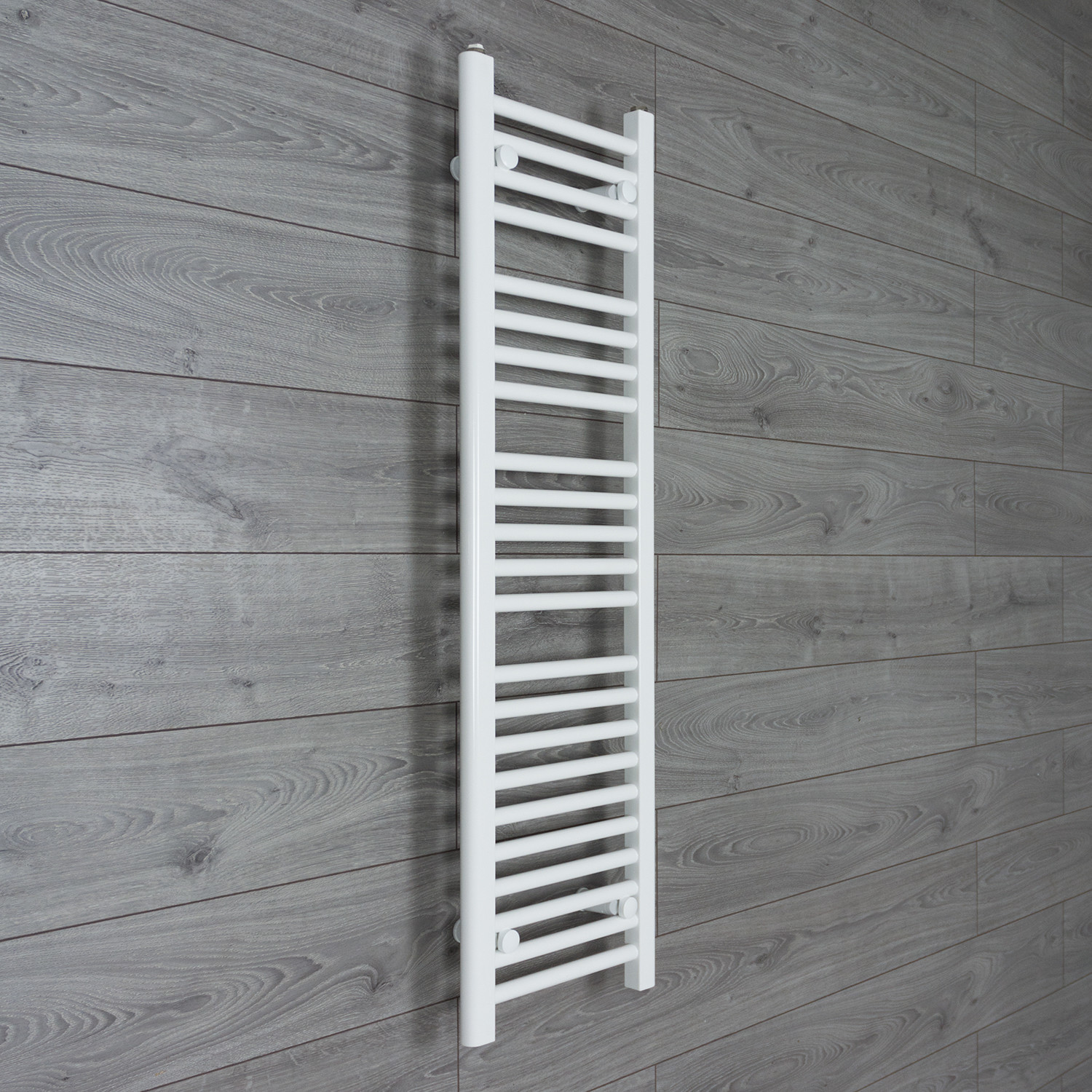300 mm Wide White Ladder Heated Towel Rail Radiator Designer Bathroom Narrow eBay