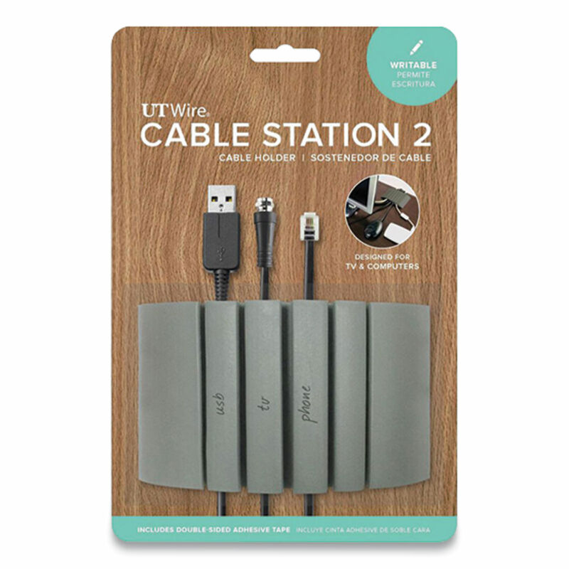 Cable Station 2 4.75" X 2.75" Gray Utwcs04gy